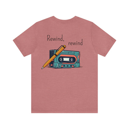 Cassette Rewind Tee: A Sophisticated Ode to the Analog Era