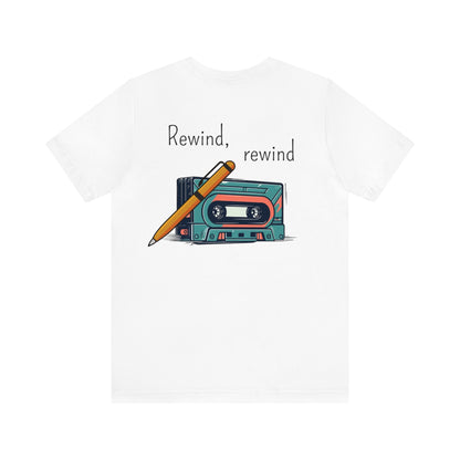 Cassette Rewind Tee: A Sophisticated Ode to the Analog Era