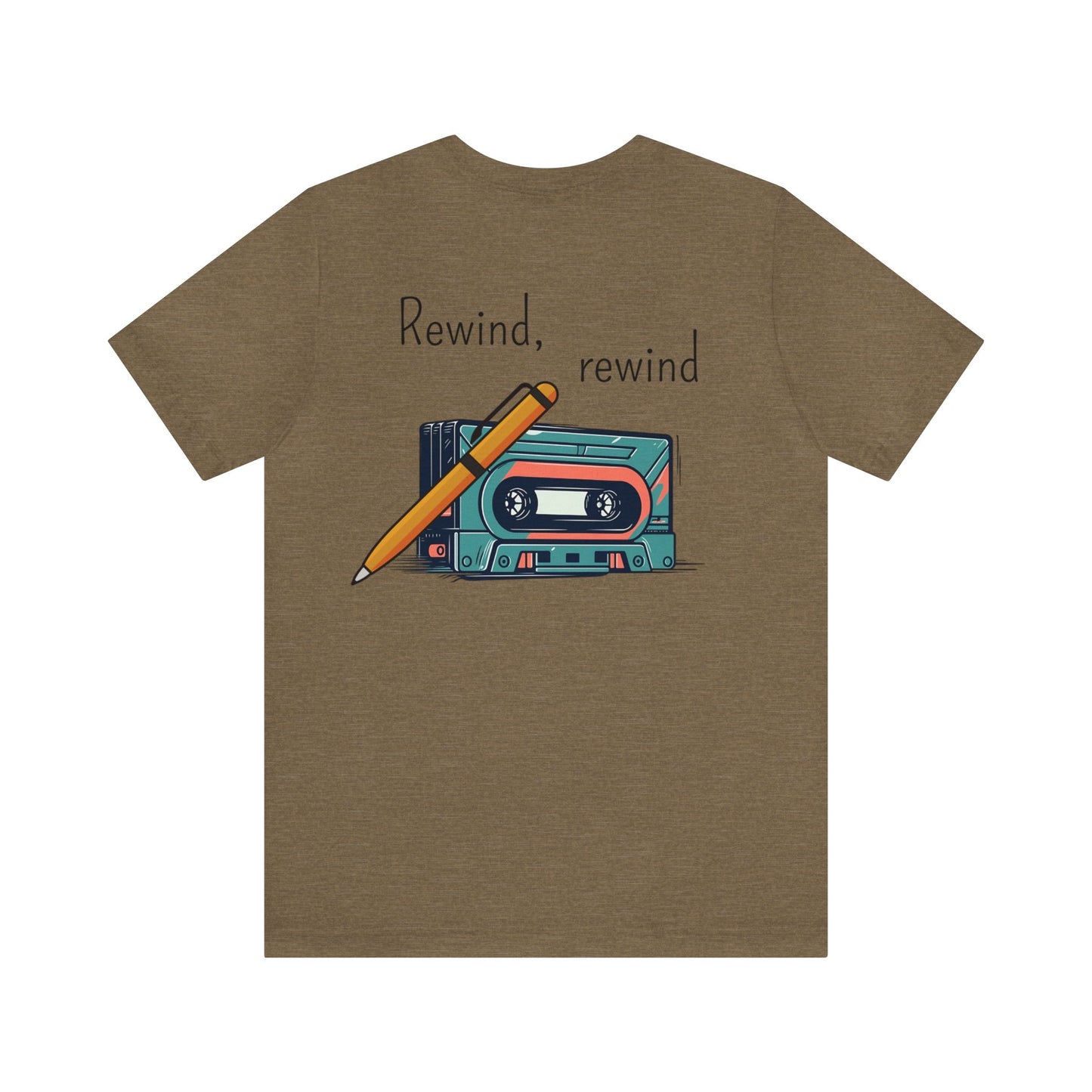 Cassette Rewind Tee: A Sophisticated Ode to the Analog Era