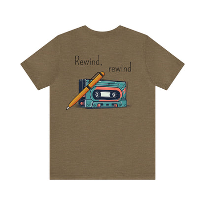 Cassette Rewind Tee: A Sophisticated Ode to the Analog Era