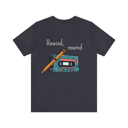 Cassette Rewind Tee: A Sophisticated Ode to the Analog Era