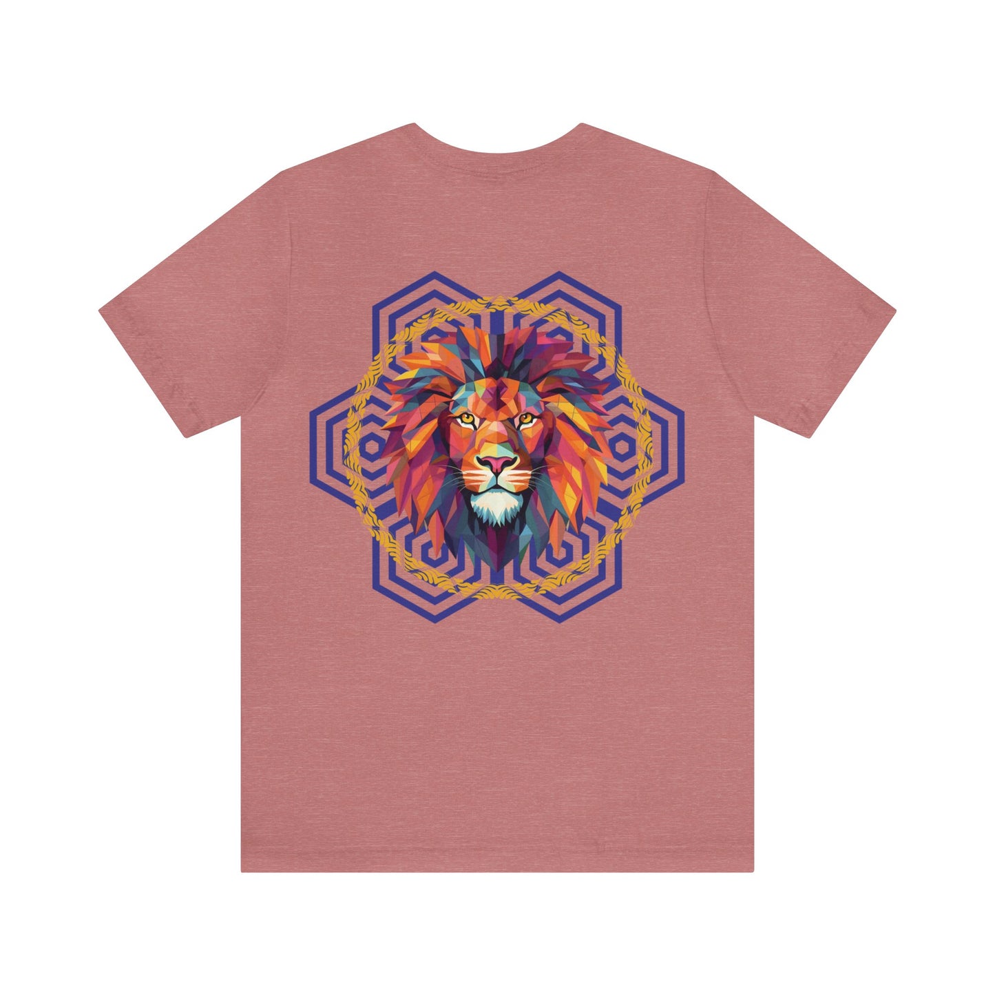 Geometric Lion Majesty Tee