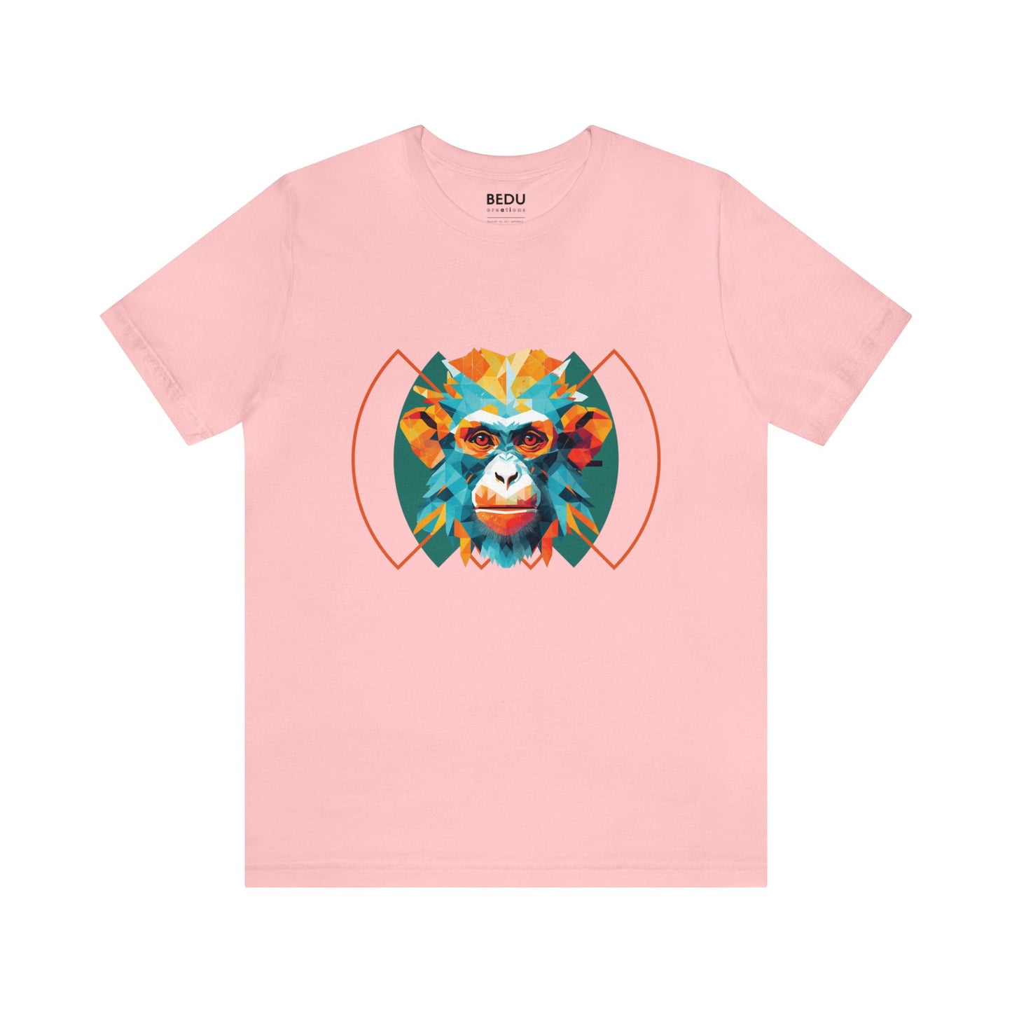 Monkey Geometry Tee: Whimsical Wild Meets Modern Mind