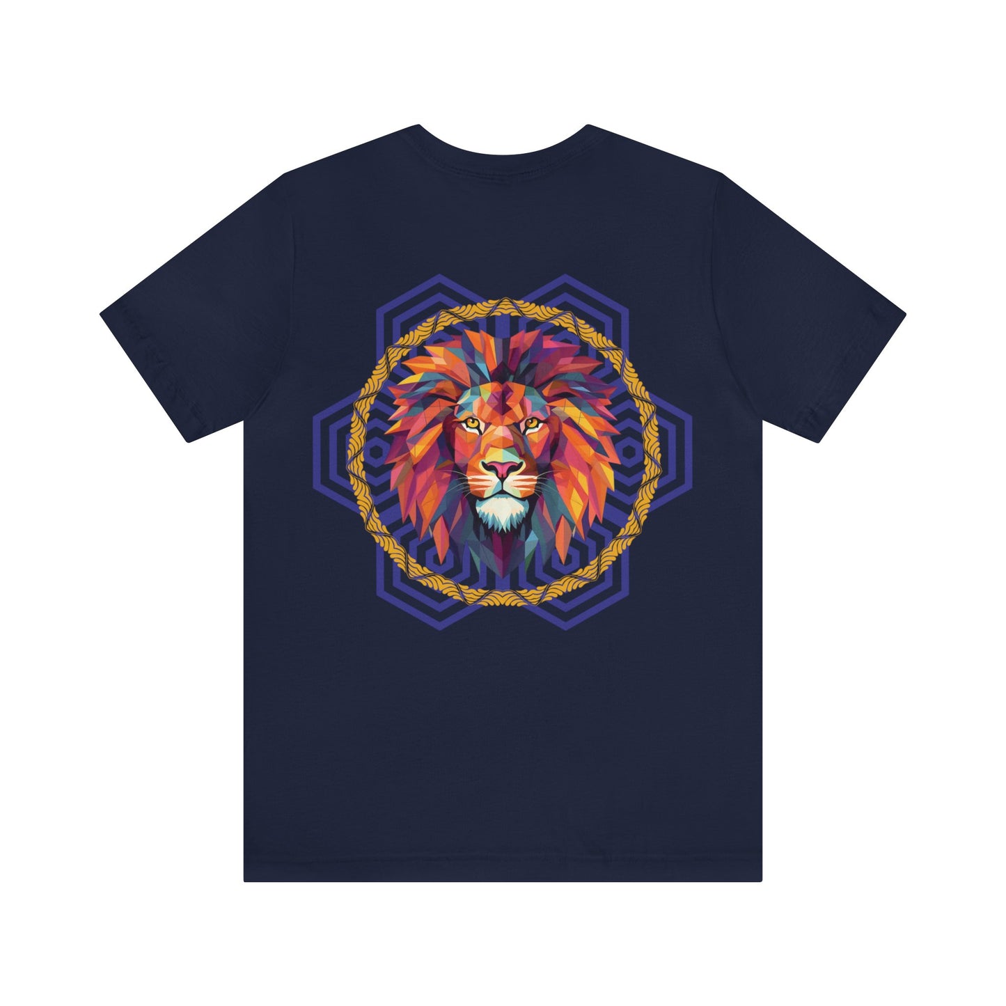 Geometric Lion Majesty Tee