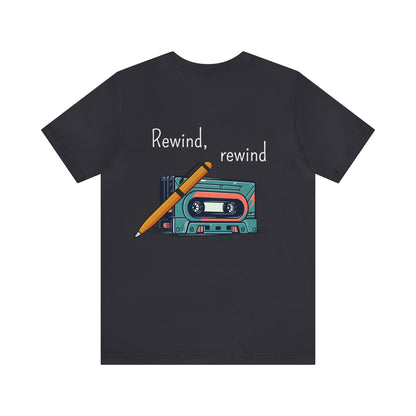 Cassette Rewind Tee: A Sophisticated Ode to the Analog Era