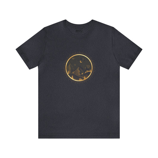 Celestial Mountain Majesty: A T-Shirt for the Cosmic Explorer