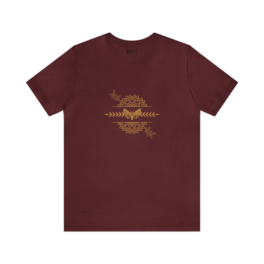 Golden Mandala Butterfly: A Serene Symbol T-shirt