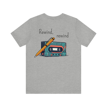 Cassette Rewind Tee: A Sophisticated Ode to the Analog Era