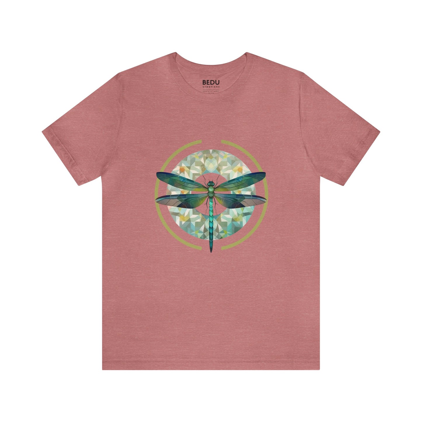 Dragonfly Dreams Tee: Embrace Nature's Geometry and Soar with Style